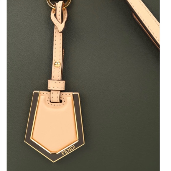 FENDI PETITE 2 JOURS TWO-TONE LEATHER BAG - Picture 5 of 6